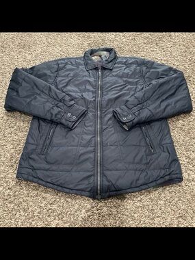 Prana full zip, puffer jacket, black men’s size XL